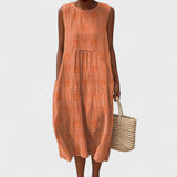 Ekaterina - Sukienka Casual Chic com kieszeniami