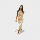 Garance - Sukienka Halter Satynowa