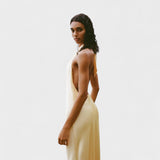 Garance - Sukienka Halter Satynowa
