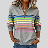 Horelle | Kolorowy Sweter w Paski