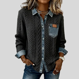 KOSZULA PATCHWORK DENIM KAMILA