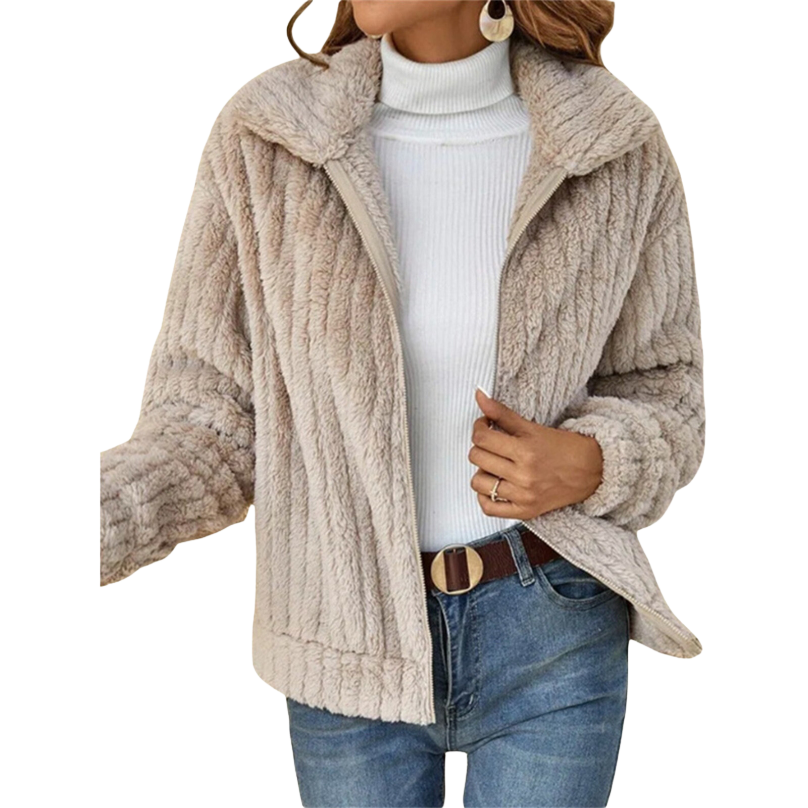 Izabela - Kurtka Komfortowa com Fleece