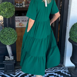 Charlotte - Sukienka Maxi z Ruchem