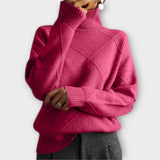 Melania - Wygodny Sweter z Golfem