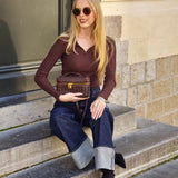 Julita - Borsa Woven Strutturata Lucida