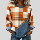 Sandrine | Bluza z patchworku