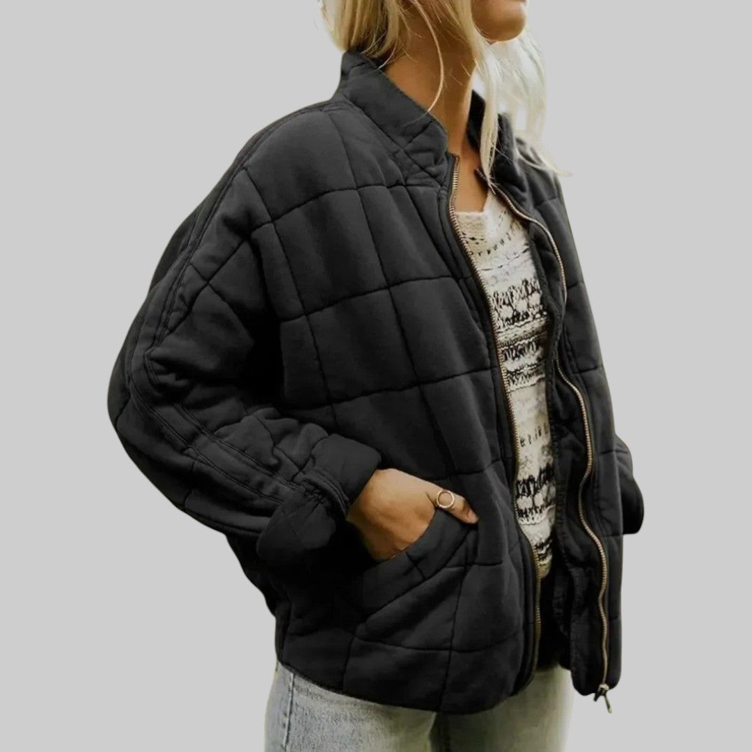 Josiane - Elegancka kurtka pikowana w stylu oversize
