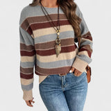 Marianna - Casualny Sweter Vintage dla Kobiet