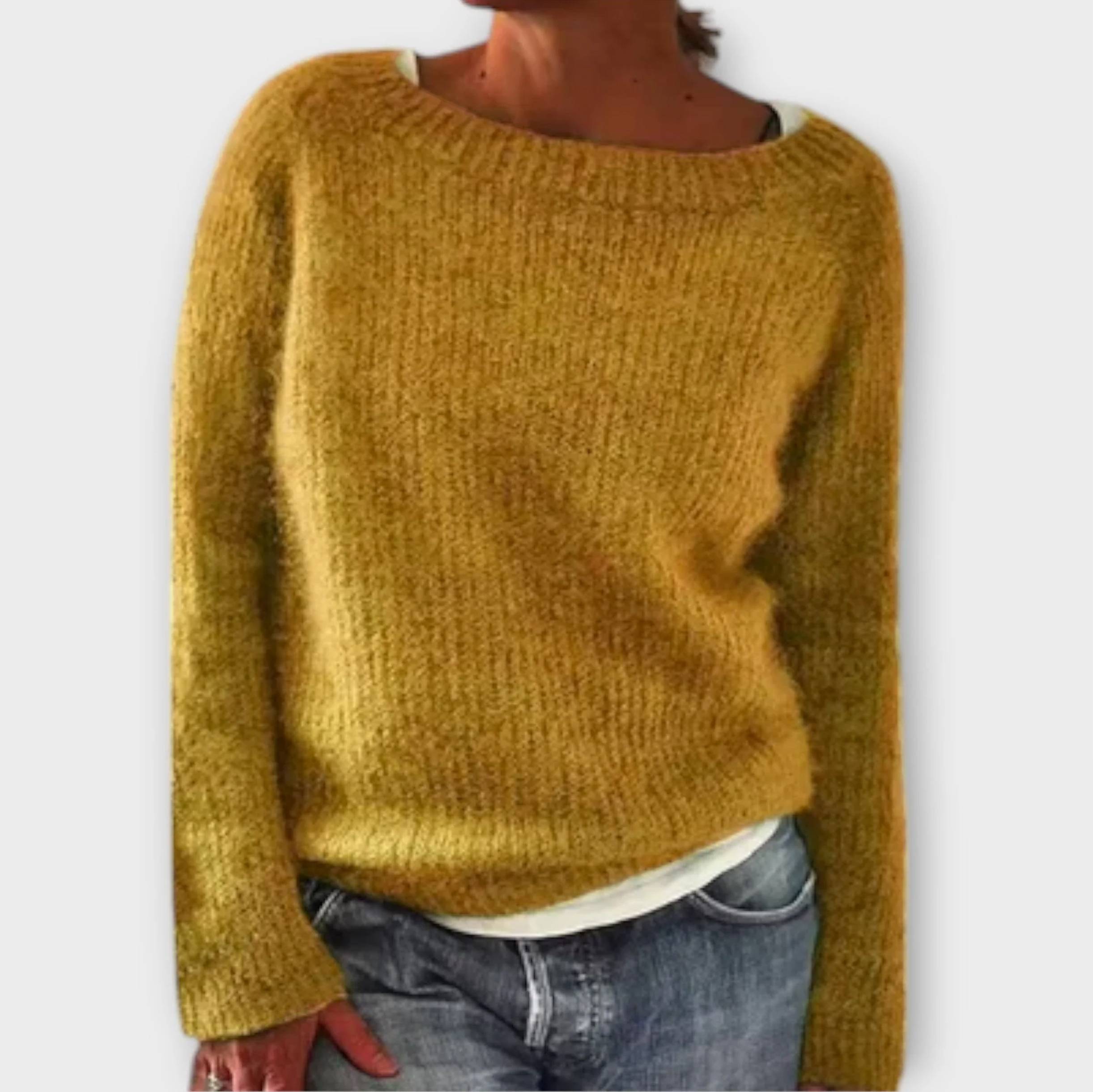 Regina - sweter jednokolorowy