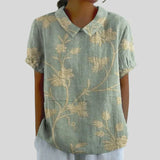 Elegancki Kwiatowy Top