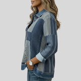 Vavina | Bluza z nadrukiem w kolorowe bloki