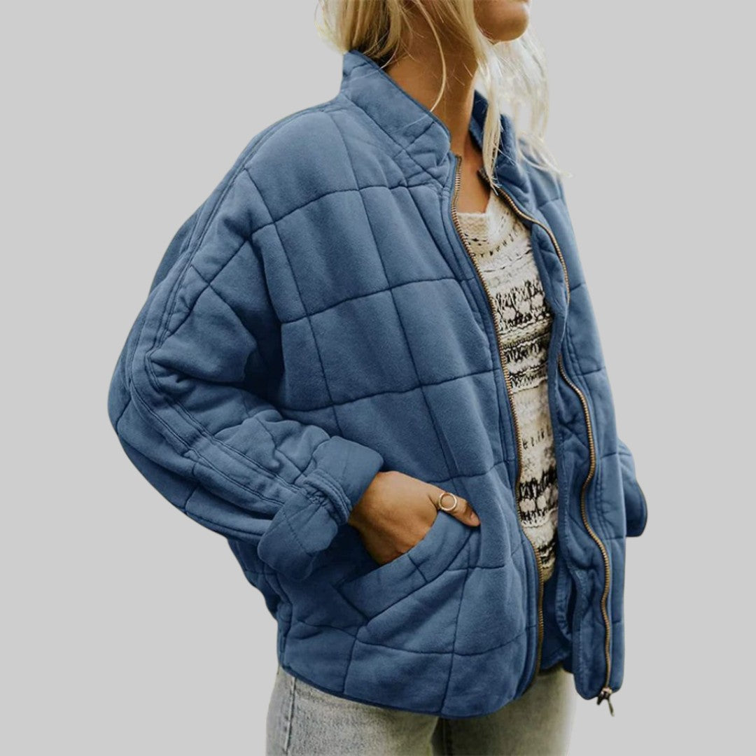 Josiane - Elegancka kurtka pikowana w stylu oversize