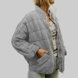 Josiane - Elegancka kurtka pikowana w stylu oversize