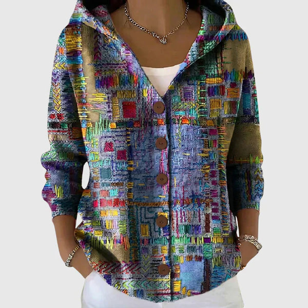 Sweter z kapturem w stylu komfortowym