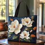 Torba ręcznie szyta - Delikatna magnolia