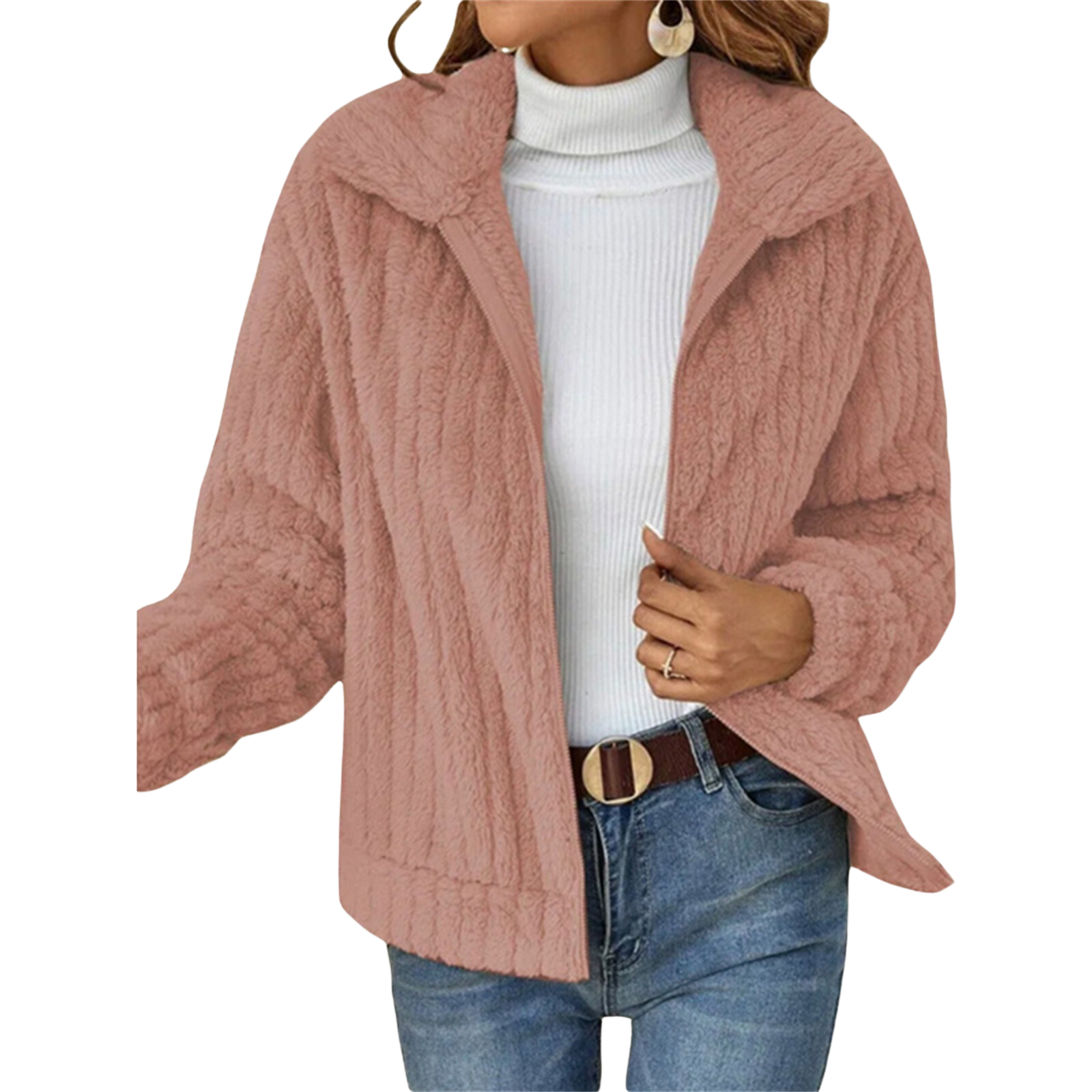 Izabela - Kurtka Komfortowa com Fleece