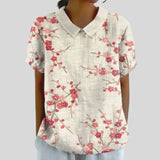 Elegancki Kwiatowy Top