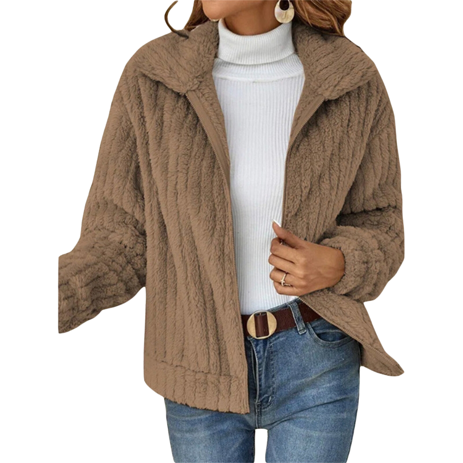 Izabela - Kurtka Komfortowa com Fleece