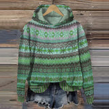 Elżbieta - Retro Etniczny Sweter