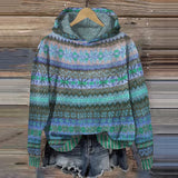 Elżbieta - Retro Etniczny Sweter