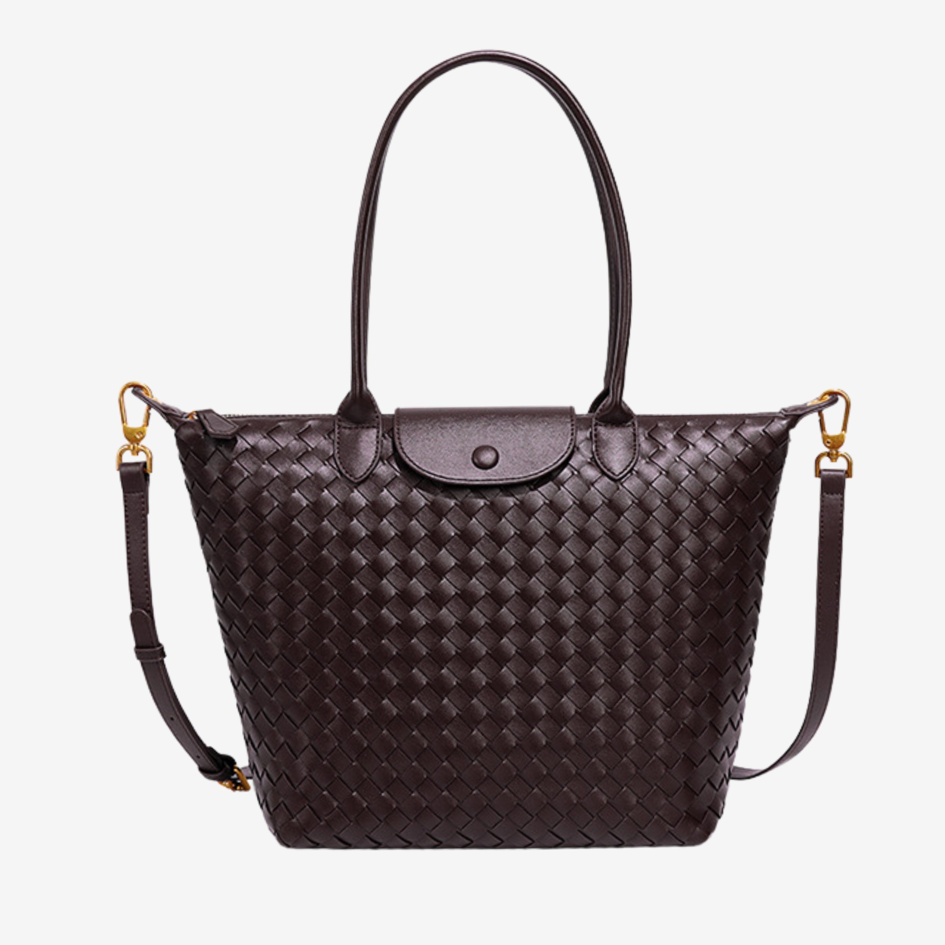 Izabela - Przestronna Torba Tote Pleciona