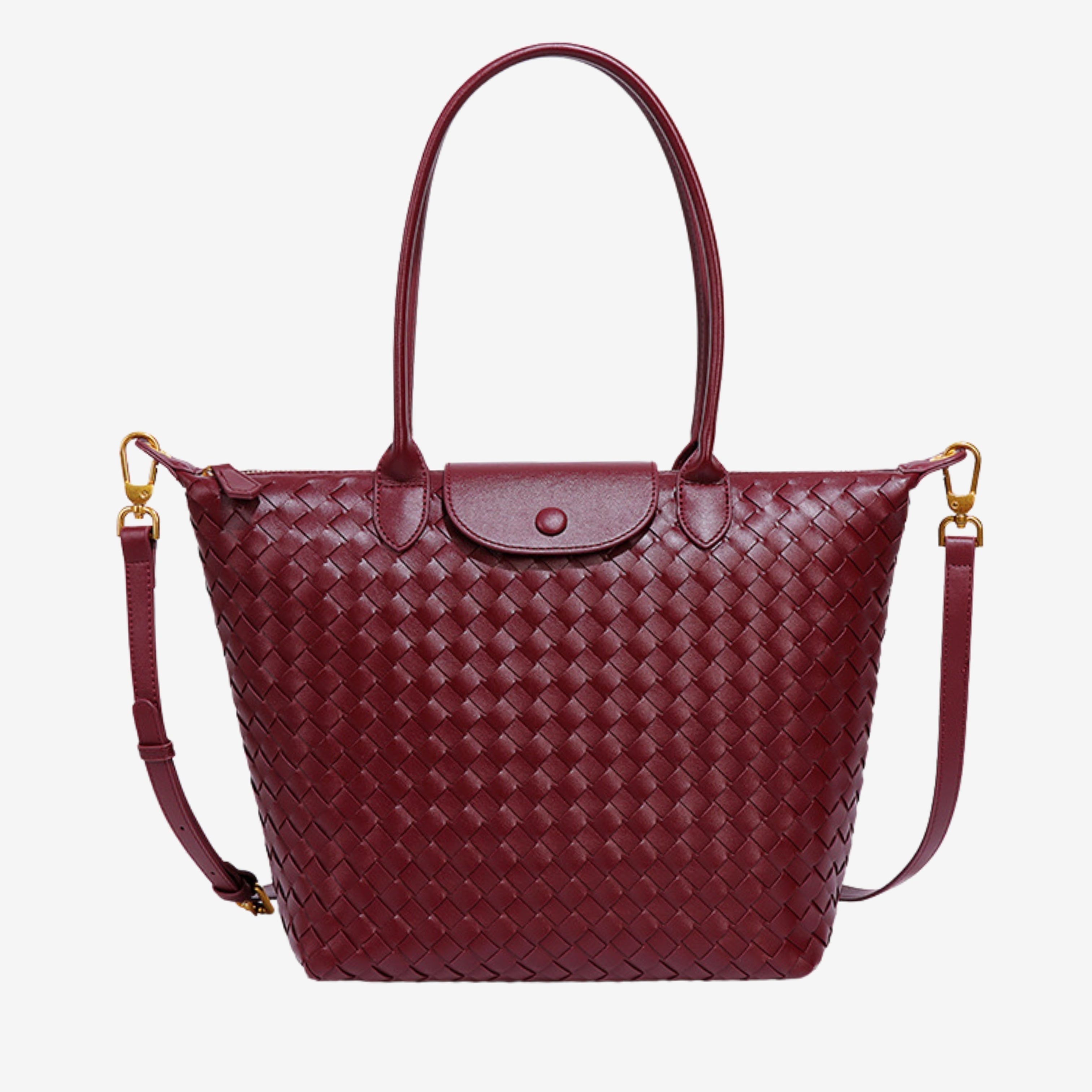Izabela - Przestronna Torba Tote Pleciona
