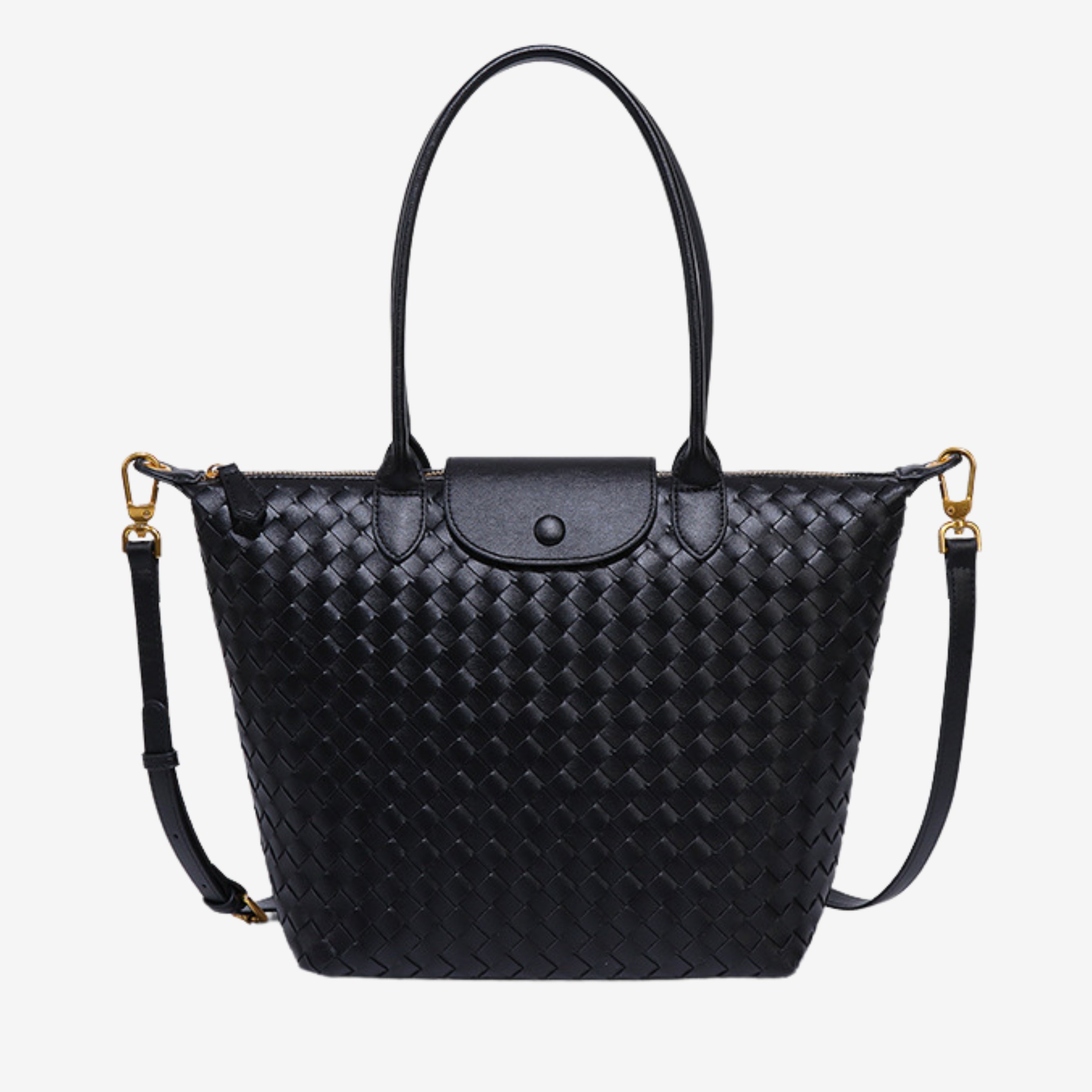 Izabela - Przestronna Torba Tote Pleciona