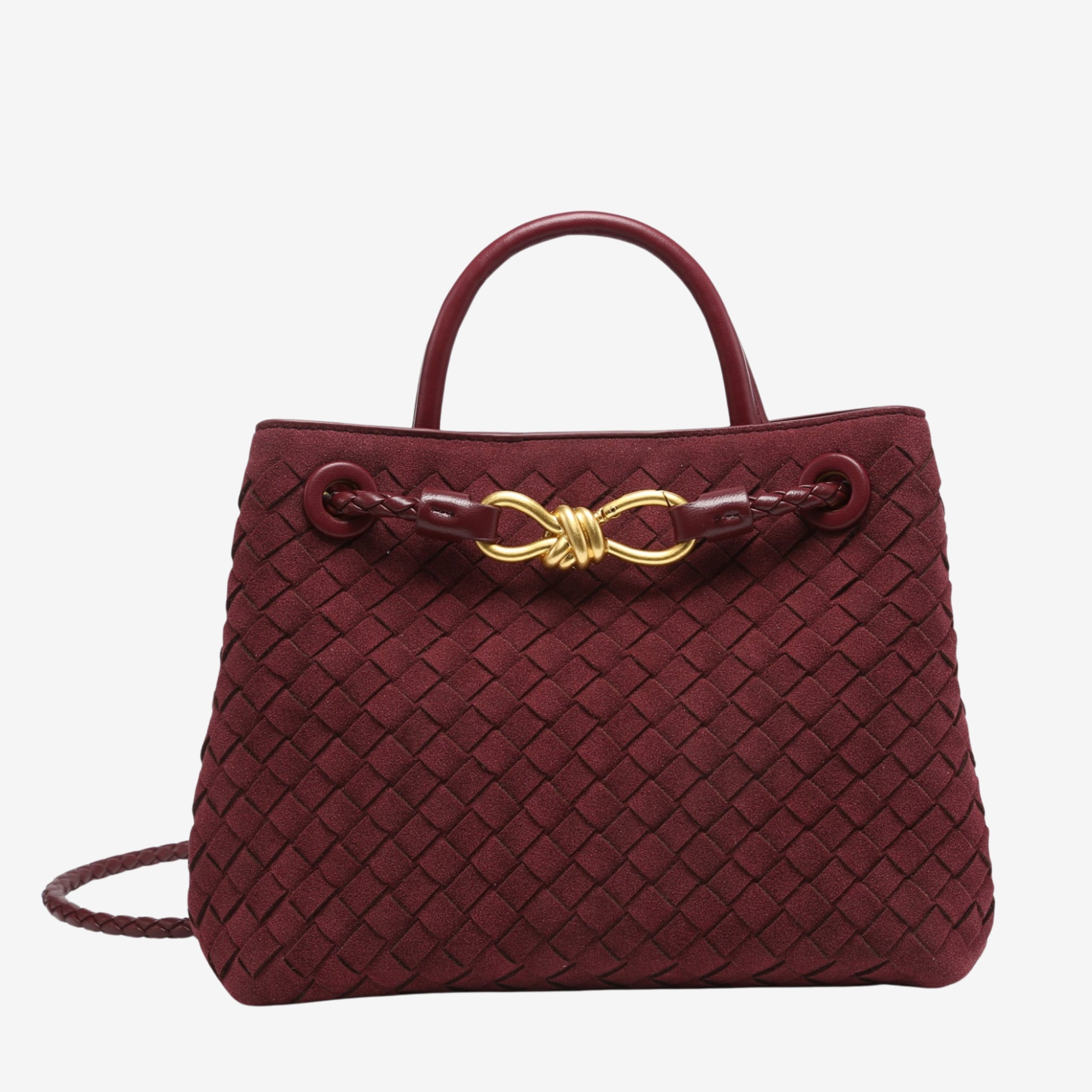 Malia - Kompaktowa Torba Woven z paskiem