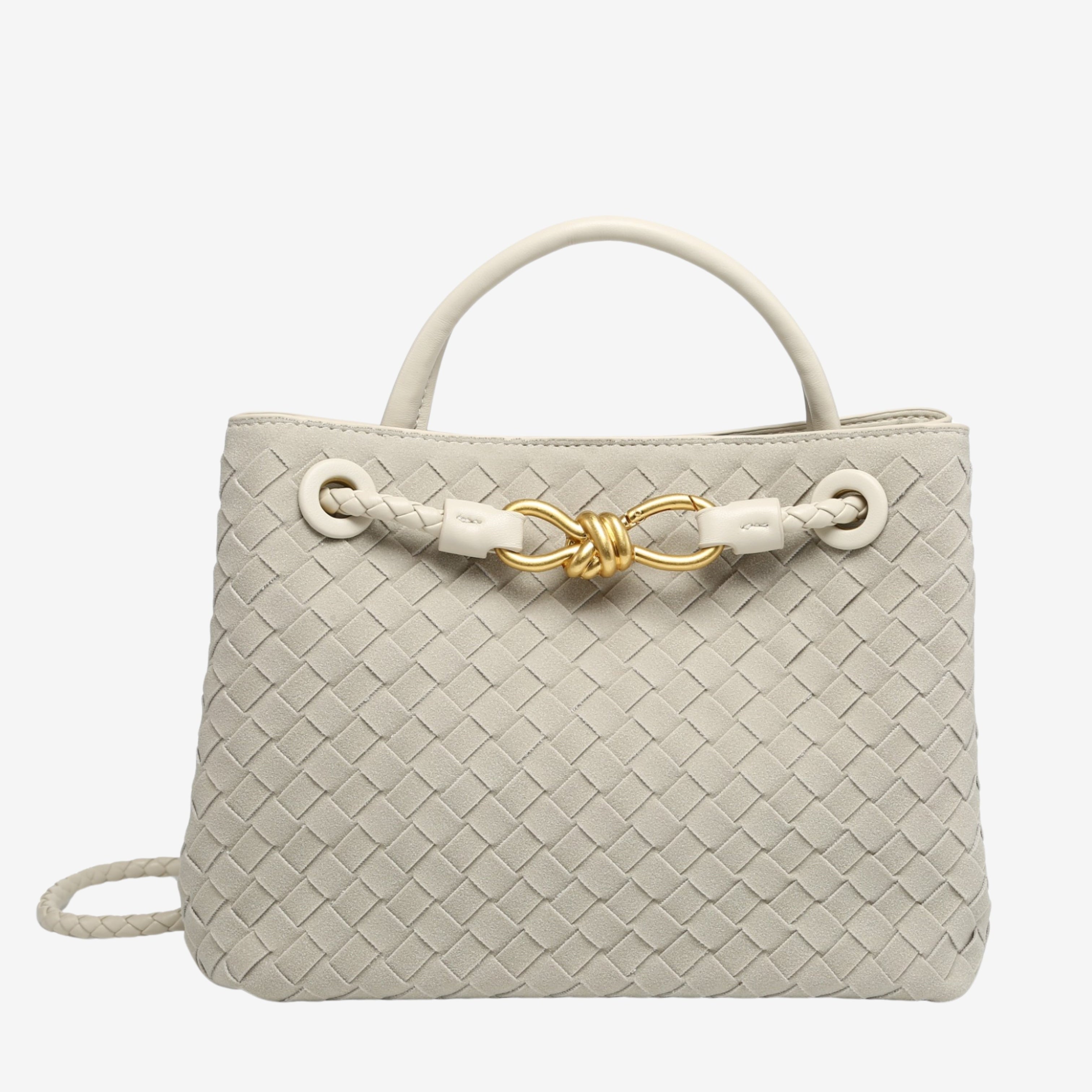 Malia - Kompaktowa Torba Woven z paskiem