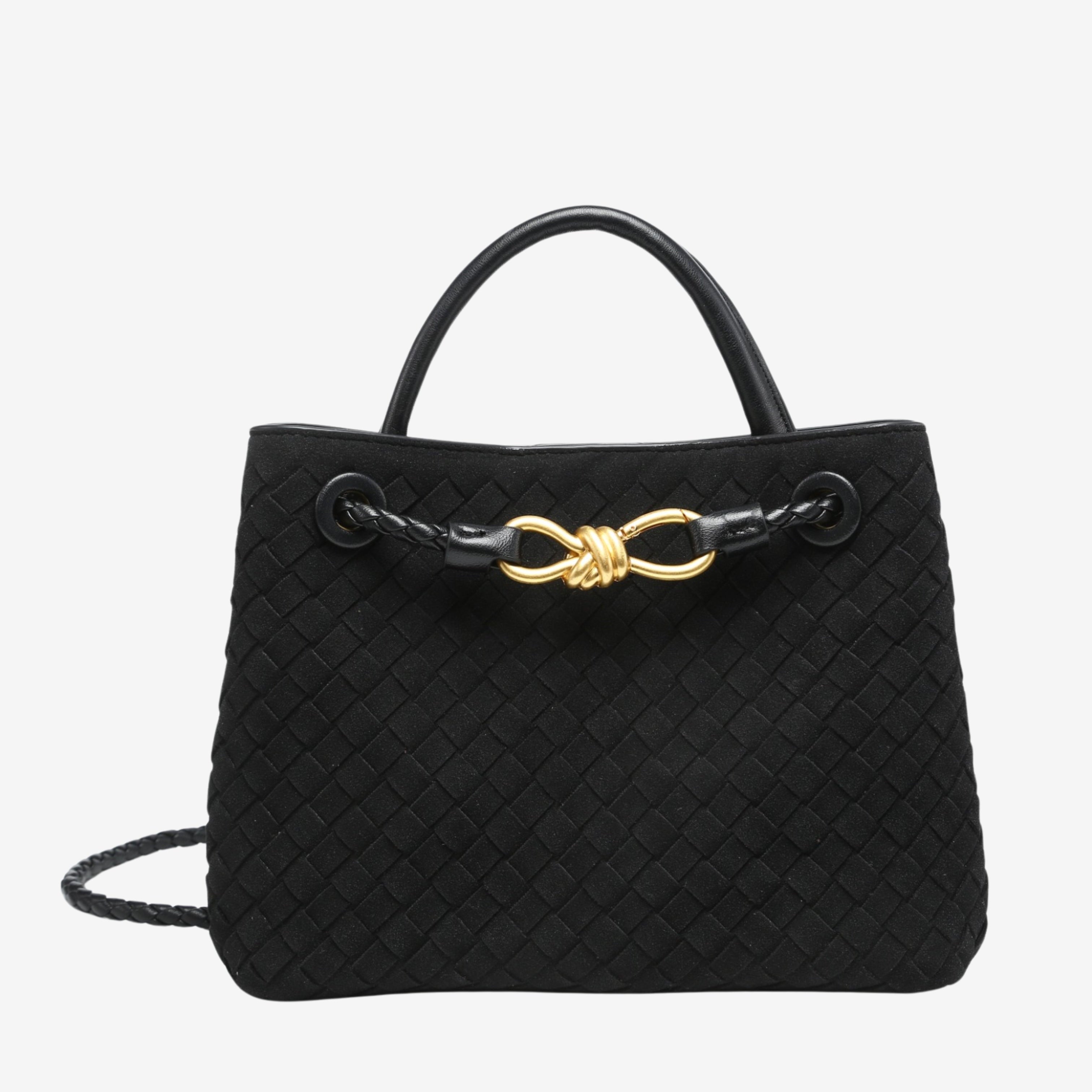 Malia - Kompaktowa Torba Woven z paskiem