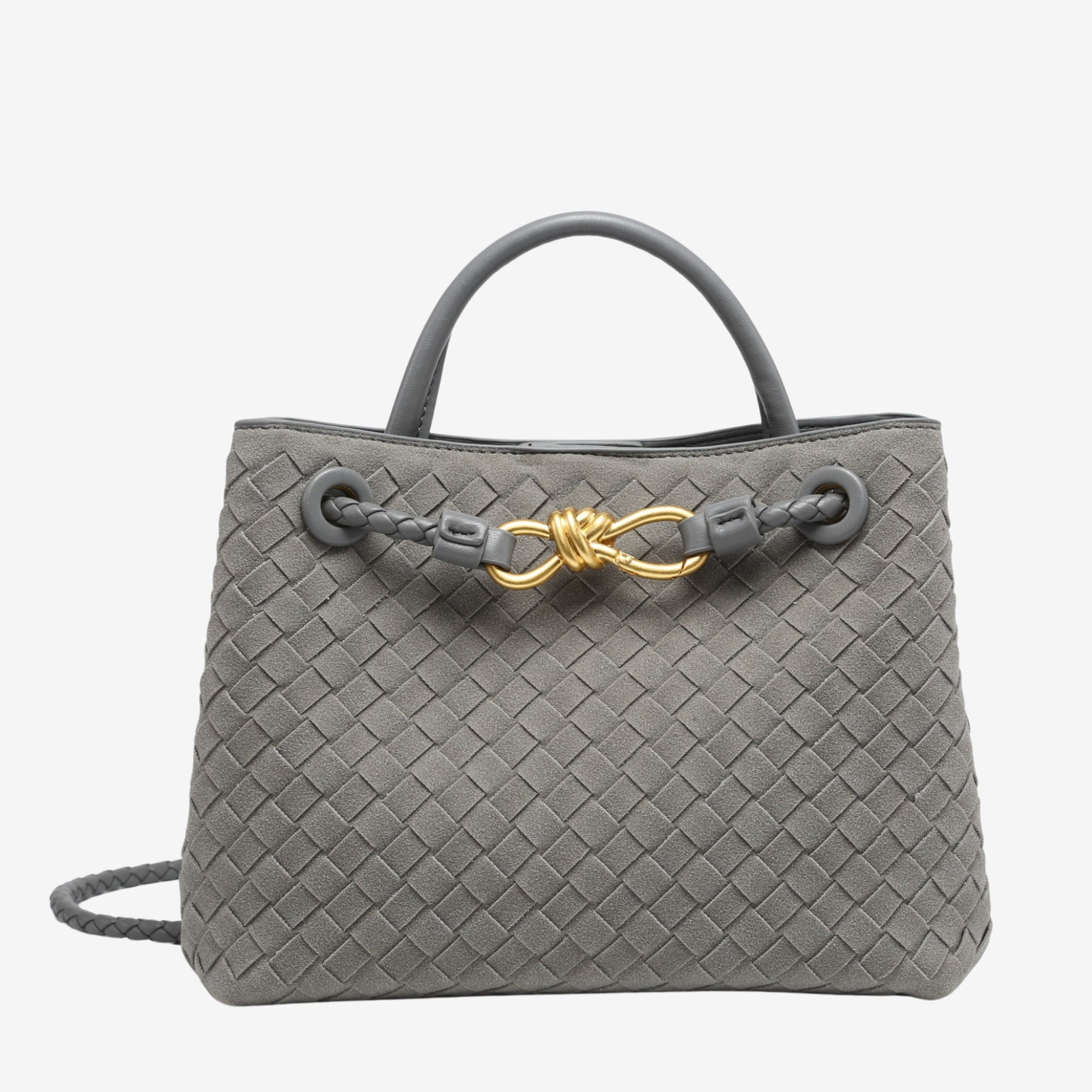 Malia - Kompaktowa Torba Woven z paskiem