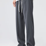 Abel | Geplooide pantalon met trekkoord
