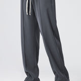 Abel | Geplooide pantalon met trekkoord