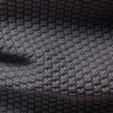 Abel | Jacquard kabeltrui met opstaande kraag en rits
