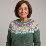 Marlena - Sweter w stylu vintage
