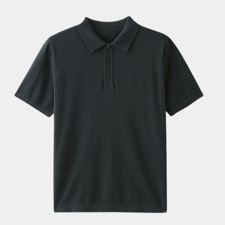 Aldert | Klassieke polo met korte mouwen en knoopsluiting