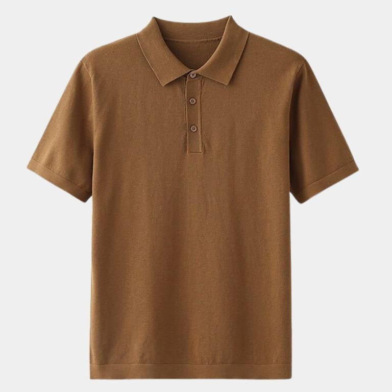 Aldert | Klassieke polo met korte mouwen en knoopsluiting