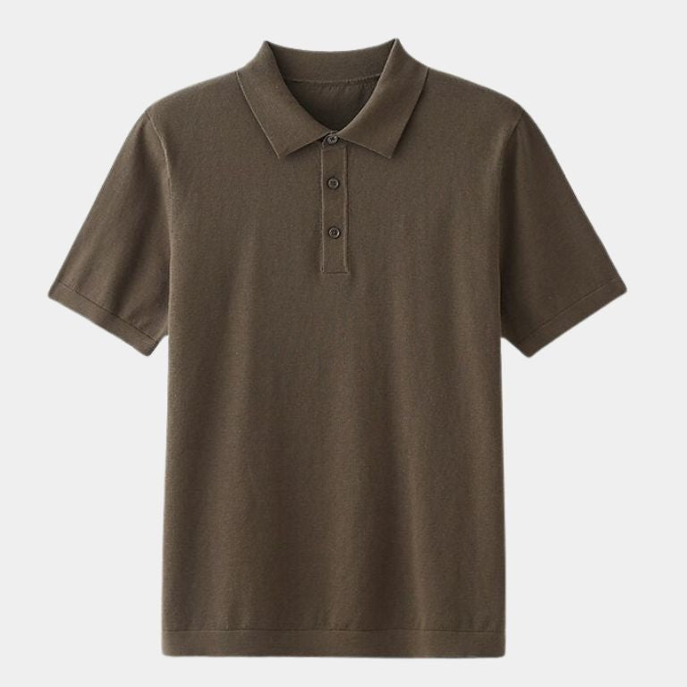 Aldert | Klassieke polo met korte mouwen en knoopsluiting