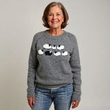 Izolda - Sweter w stylu vintage