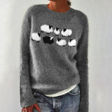 Izolda - Sweter w stylu vintage