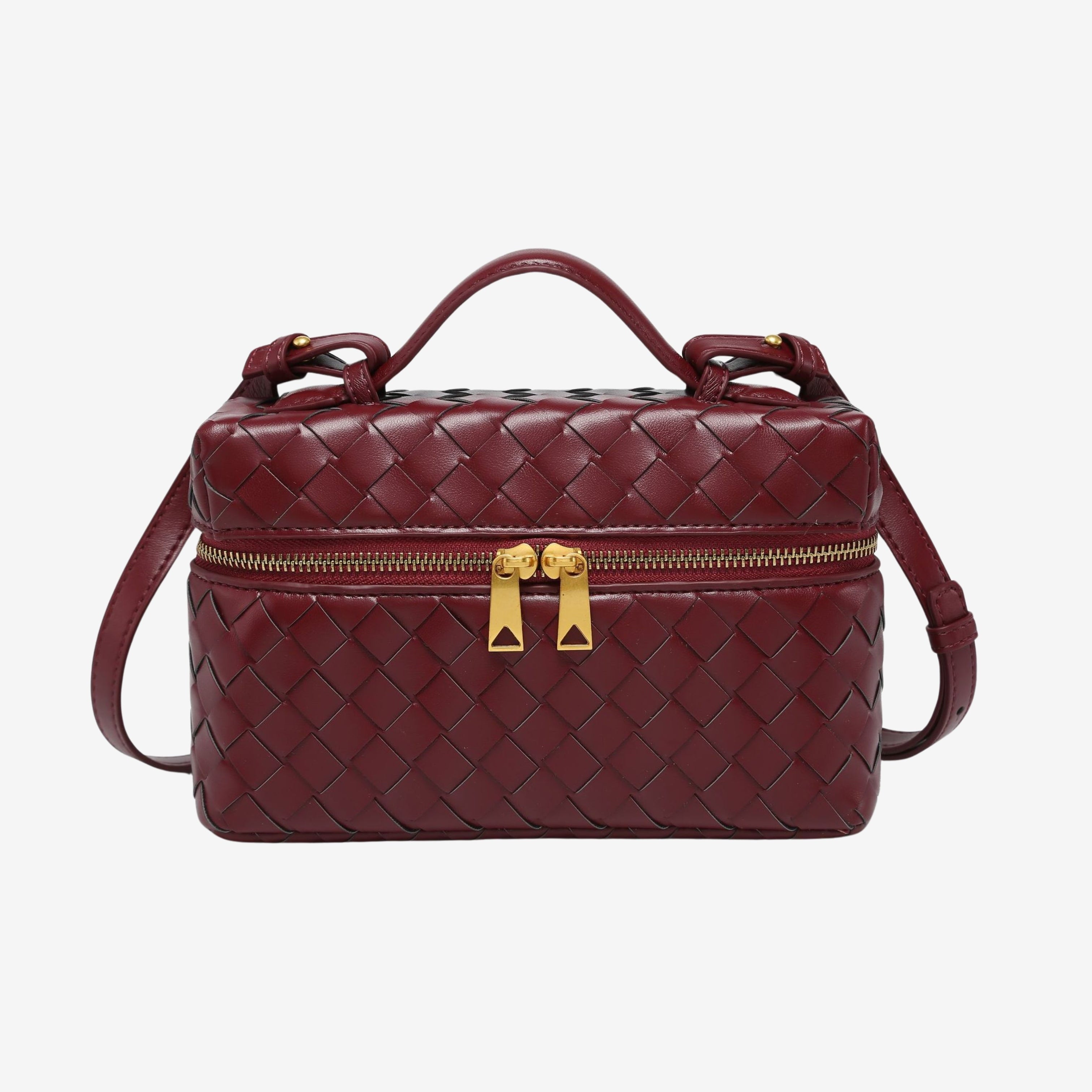 Julita - Borsa Woven Strutturata Lucida