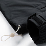 Bart | Nylon windjack met capuchon en halve rits