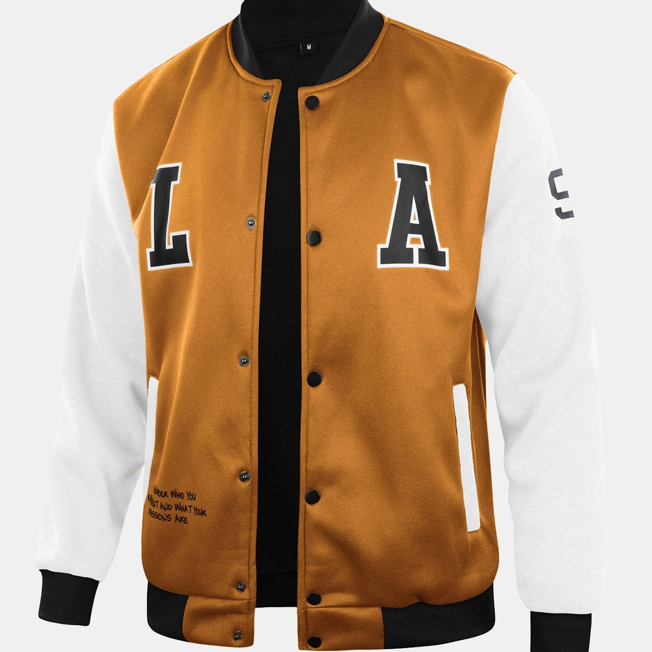 Bastiaan | Baseball jack met la-print