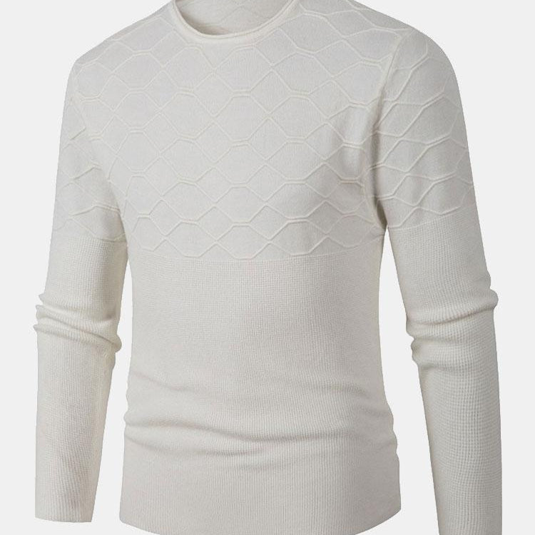 Benjamin | Slim-fit gebreide trui met ronde hals
