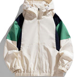 Bob | Windjack met colour-block design en capuchon