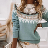 Wanda - Sweter w Stylu Nordyckim