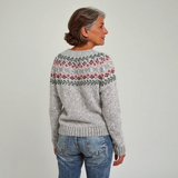 Adrianna - Sweter robiony na drutach w stylu vintage