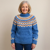 Cyprianna - Wełniany sweter w stylu vintage