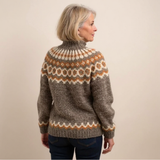 Cyprianna - Wełniany sweter w stylu vintage