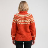 Cyprianna - Wełniany sweter w stylu vintage